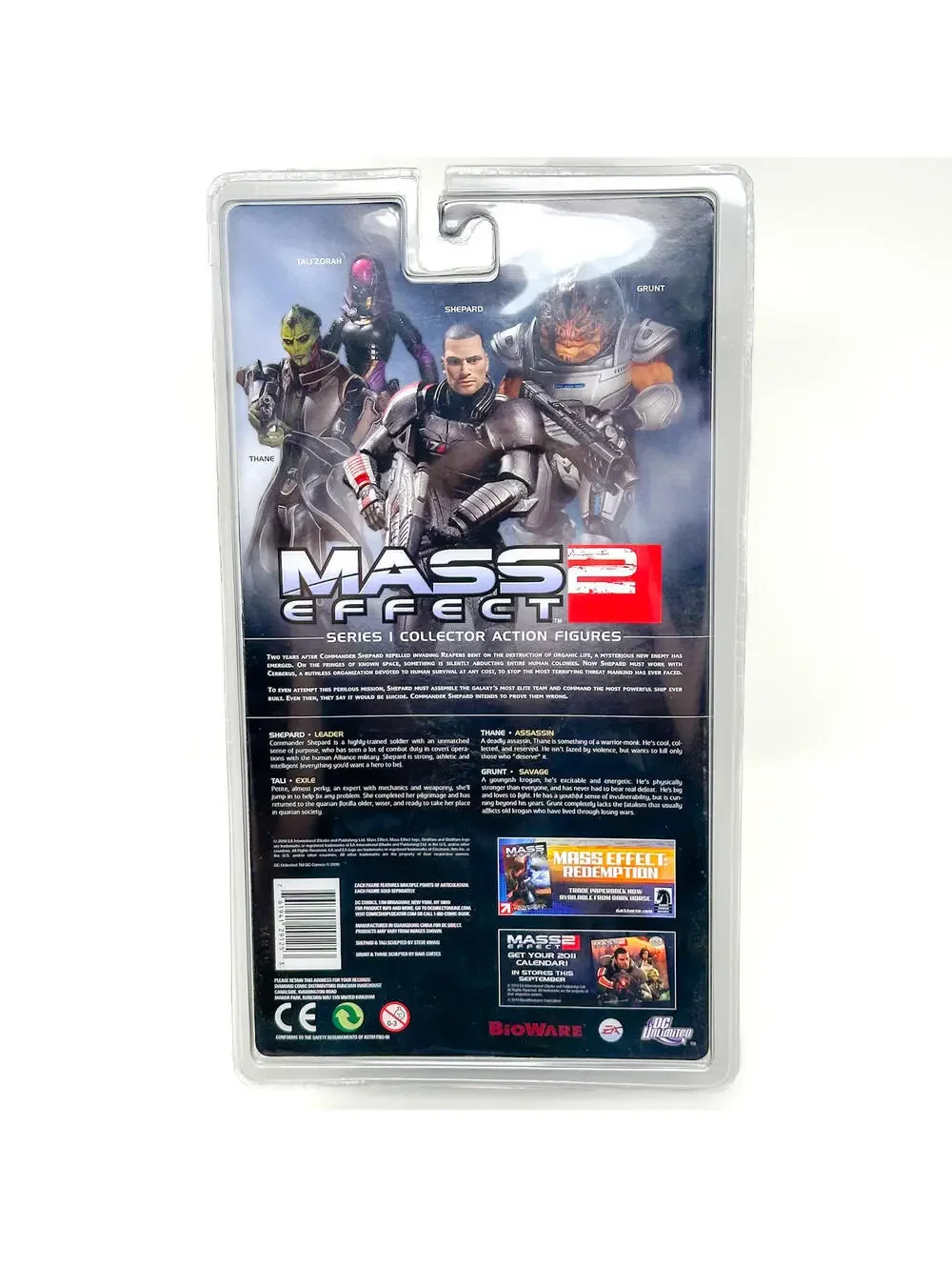 Mass Effect 2 Thane Krios Action Figure 2010 Bioware EA DC Comics Unlimited New‎